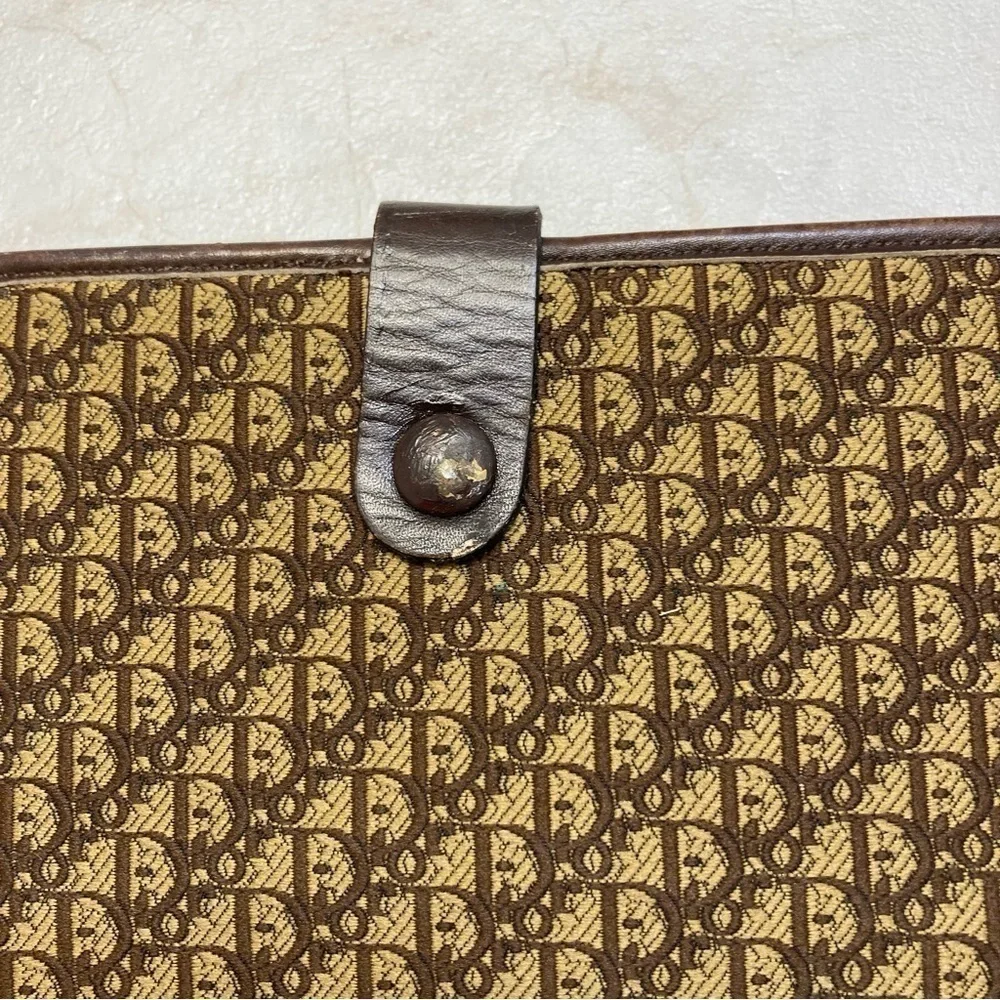 Christian Dior made in France vintage bifold long wallet